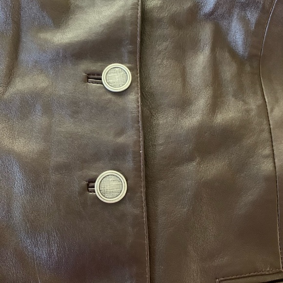 Bagatelle rich brown vintage leather jacket - Picture 5 of 9